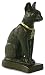 Bastet Egyptian Cat, Bronze Finish, 7"H