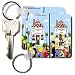 Londons Times New Release Funny Cartoons - Tour Of Thomas Edison Home - Key Chains Image