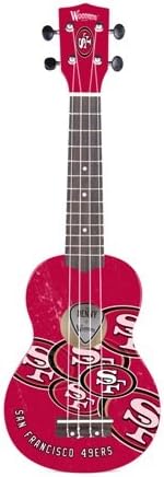 Woodrow Guitar UKNFL28 NFL San Francisco 49ers Ukulele