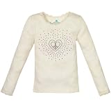 lace-trimmed shine tee