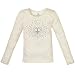 lace-trimmed shine tee