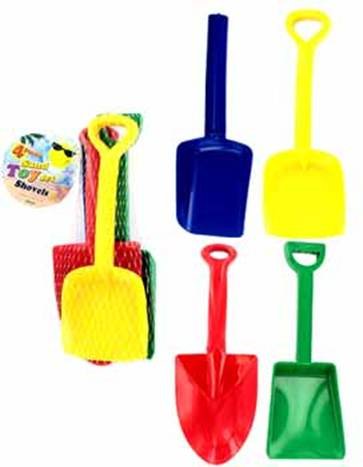4-pc Beach Toy Sand Shovel Set