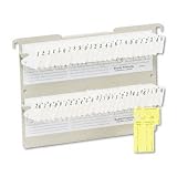 50-Key Textured Steel Hanging Drawer File, 12-1/2 x 1-1/8 x 9-1/4, Putty BDY12506