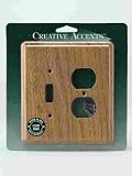 Jackson Deerfield #906L Oak TOG/DPLX Wall Plate