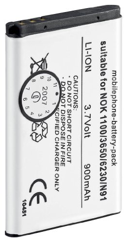 1aTTack Ersatzakku f&uuml;r Nokia 1100/6230 (900mAh) Preisvergleich