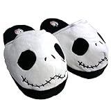 ナイトメアビフォアクリスマス《ジャック》ボアFACEスリッパ☆ディズニー室内履き通販☆