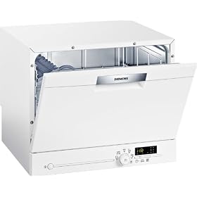 Siemens - SK26E201EU - Lave Vaisselle Pose Libre - 55,1 cm - Nombre de Couverts: 6 - 48 dB - Classe: A+