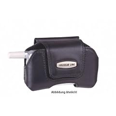 Cellular Line Universal Handytasche aus echtem Leder 109,5 x 53 x 20 mm, z.B. f�r Samsung S 5230 Star, Nokia 5230 / 5800 schwarz