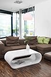 SalesFever Couchtisch Finio 120x60cm weiß hochglänzend