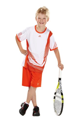 Adidas Jungen Bermuda Sequentials, high energy/white, 164, KAX25096-164 Preisvergleich