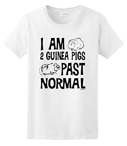 Two Guinea Pigs Past Normal Funny Ladies T-Shirt