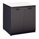 Bush Furniture Series A Slate 30-Inch Storage Cabinet