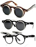 John Lennon Flip Sunglasses Eyeglasses Round Nerd Dork