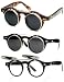 John Lennon Flip Sunglasses Eyeglasses Round Nerd Dork