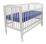 Dream On Me Full Size Folding Crib - White