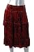 Colored Skirts - Cynthia by Cynthia Steffe Side-Zip Velvet Skirt Color: BERRY MULTI (multi-colored) Size: 6
