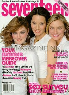 SEVENTEEN MAGAZINE JULY 2003 CHARLIE'S ANGELS DREW BARRYMORE, CAMERON DIAZ, LUCY LUI