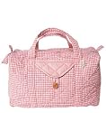 Rose mini-gingham weekender bag
