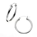 ZEEme Creolen aus 925er Sterling Silber 25mm 299210014
