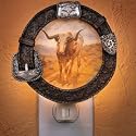 LONGHORN steer NIGHT LIGHT nightlight BULL western cow