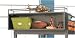 HQ Escape Shelf Unit with Gallery Rail