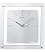 Seiko Wall Clock Quiet Sweep Second Hand Clock Silver-Tone Metallic Case