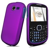 Purple Rubberized Hard Case for Samsung SGH-A187 AT&T
