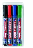 Edding 4-360-4 Board Marker nachfüllbar, 1,5 - 3 mm, 4er Set