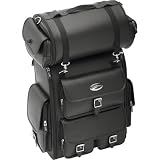 Saddlemen EX2200 Drifter Deluxe Sissy Bar Bag - Black
