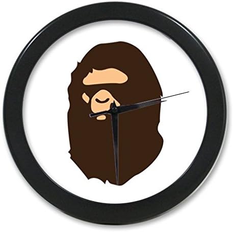 Personalized Custom APE series 9.65" elegant wall clock for Home Decoration And Unique Gift Fashion Style / Black Frame