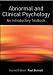 Abnormal and Clinical Psychology: an introductory text
