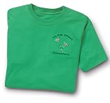 It's Five O'Clock Somewhere T-Shirt - Kelly Green with Martinis