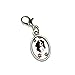 Graphics and More Bernese Mountain Dog of Impressiveness Antiqued Bracelet Pendant Zipper Pull Oval Charm with Lobster Clasp