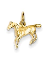 14k Polished Horse Charm