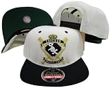 Chicago White Sox Crest Two Tone Plastic Snapback Adjustable Plastic Snap Back Hat / Cap