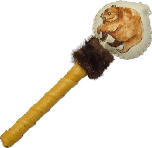 Rawhide Grizzly Bear Rattle