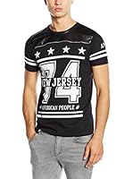 American People Camiseta Manga Corta Taylor (Negro)