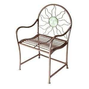 Garden-Style Outdoor Patio Chair With Trendy Sunshine Decoration