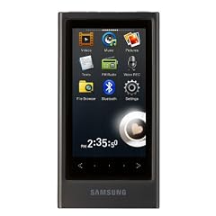 Samsung YP P 3 JCB Video-/MP3-Player 8 GB (7,6 cm (3 Zoll) Touch-LED, FM-Tuner, Bluetooth 2.1) schwarz