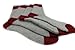 NEW! Men's Work Hunting Boot Outdoor Red & Gray Socks Shoe Size 6-12 | 12 Pairs