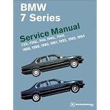 BMW 7 Series (E32) Service Manual: 1988, 1989, 1990, 1991, 1992, 1993, 1994