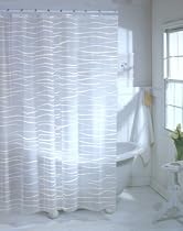 Oasis EVA Shower Curtain- White