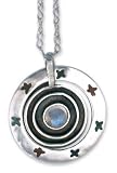 Labradorite pendant necklace, 'Pisces Universe'