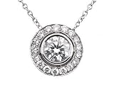 Platinum pendant