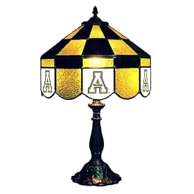 Stained Glass Table Lamp 22 Appalachian State University Mountaineers