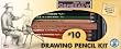 General Pencil Drawing Pencil Kit, 12-Piece