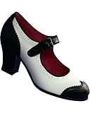 41%2BAa2ah%2B9L. SL160  Aris Allen Black & White 1940s Wingtip Mary Jane Swing Shoes with Suede Leather Sole