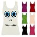 Womens Ghoul Zombie Face Vest Top
