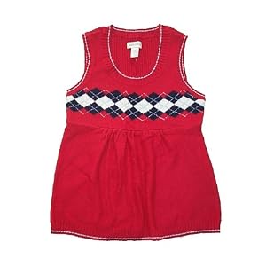 Girls Argyle Sweater Vest