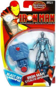 Iron Man Armored Adventures Animated Action Figure Iron Man Stealth Upgrade